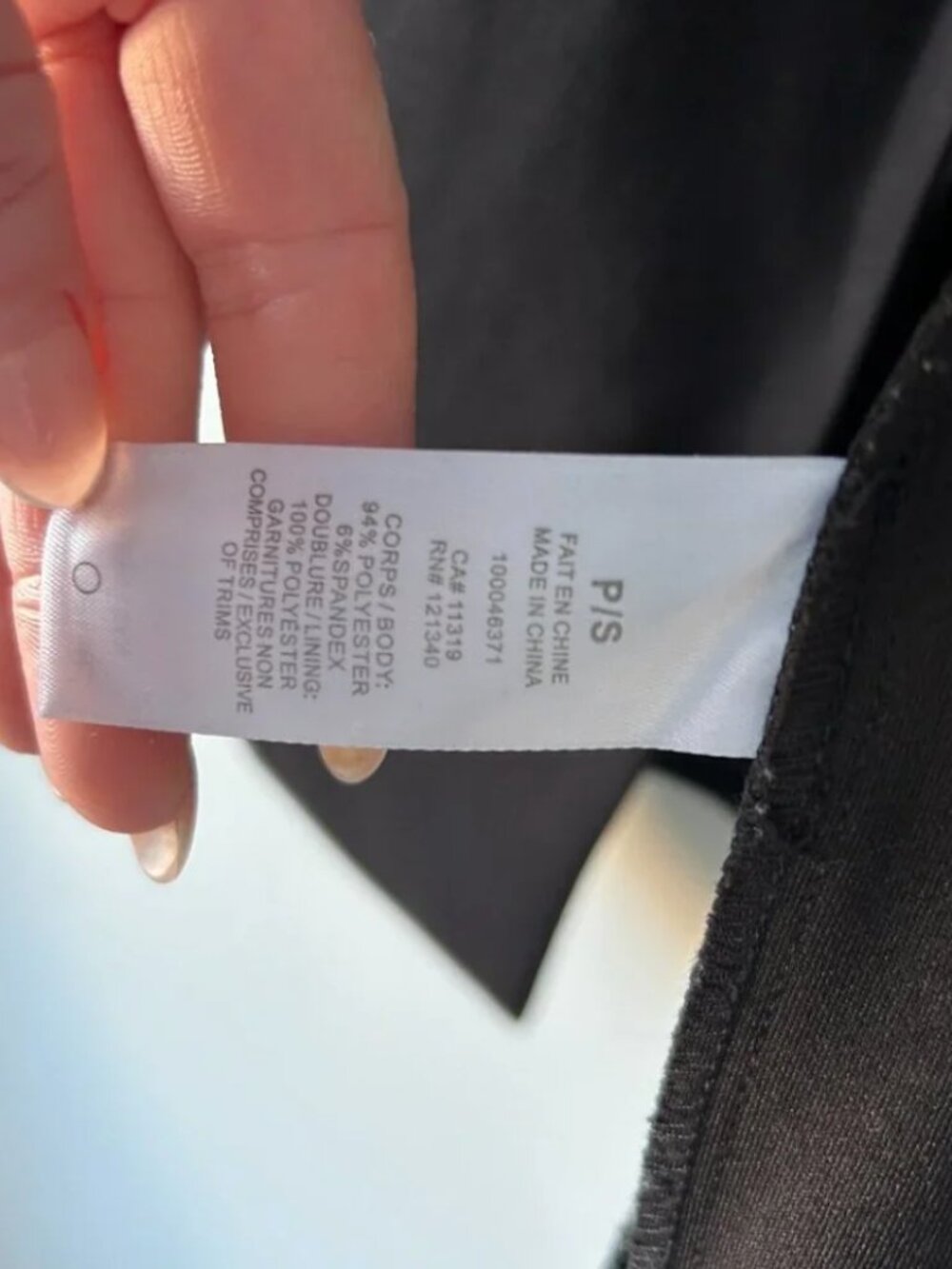 Dynamite Black Open Front Blazer – Size Small - Picture 2 of 2